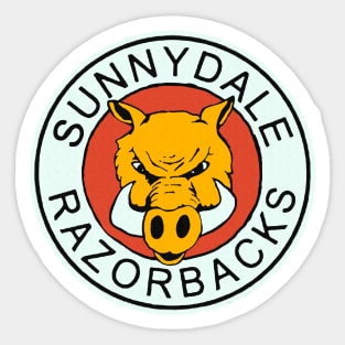 Sunnydale Razorbacks Sticker